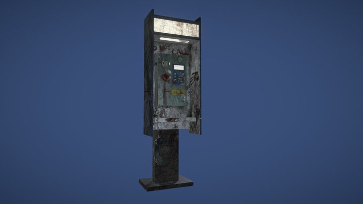 Scary payphone 3D Model