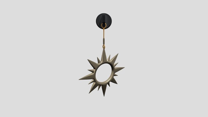 Solar Charm Buddy 3D Model