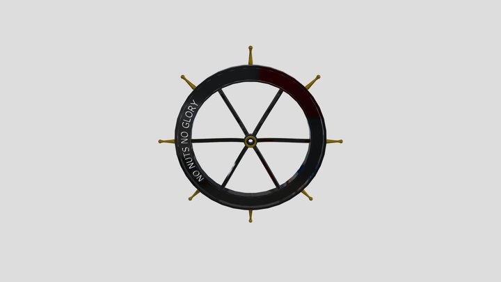 PIRATE WHEEL v2 3D Model