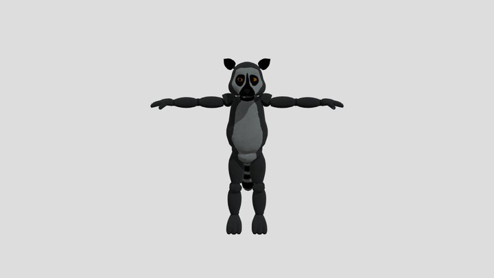 P02a_WalkerR_Lemur 3D Model