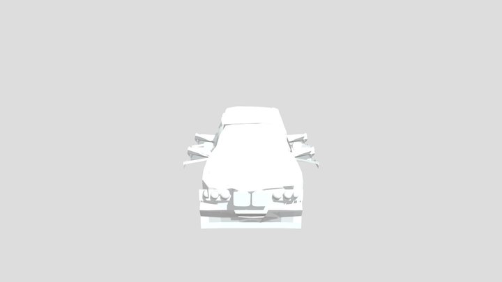 BMW Series 7 E32 3D Model