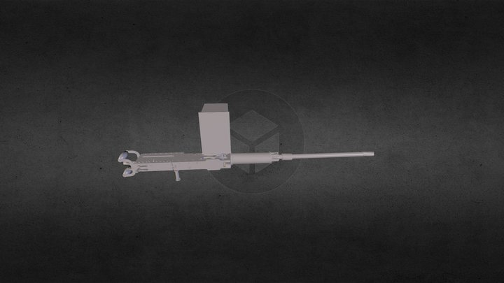 Browning Machine gun 3D Model
