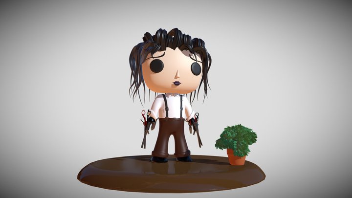 Eddie Scissorhands 3D Model