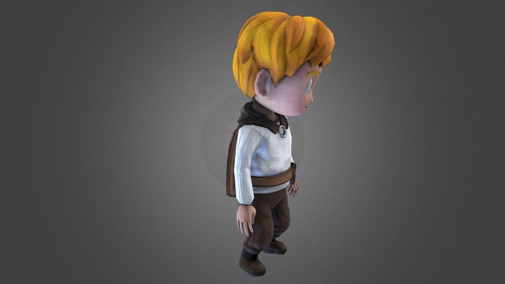 Jim, the messenger 3D Model