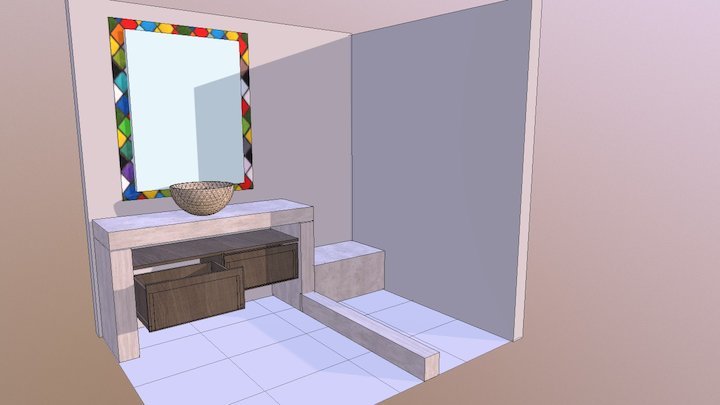 Baño casa 3D Model
