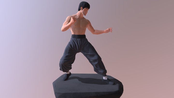 Bruce Lee 3D Model(MAX OBJ FBX) 3D Model