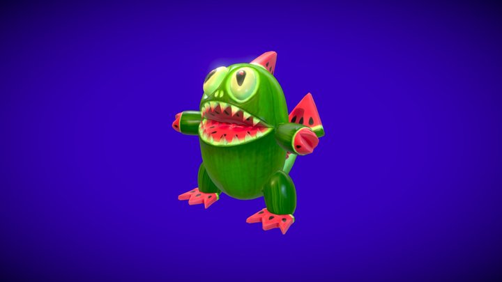 Watermelomon 3D Model