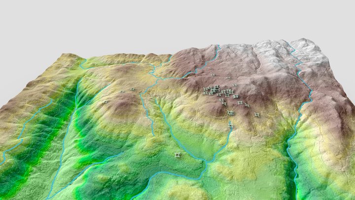 Petroglifos de Gargamala (Mondariz, Pontevedra). 3D Model
