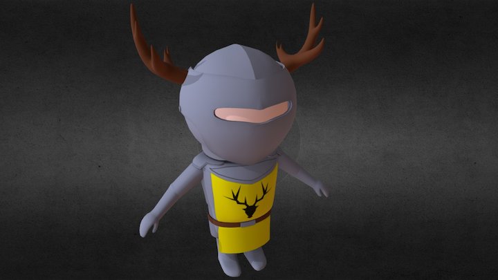 Chibi Robert Baratheon 3D Model