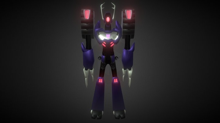 Transformers Animated - Shockwave 3D Model