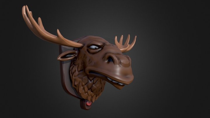 Moose head 3D Model