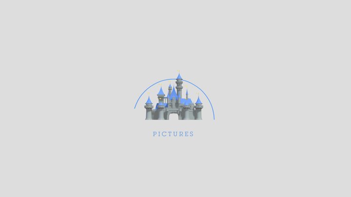 Walt Disney Pictures Logo (June 9, 2006) (Pixar – Free 3D Model STL