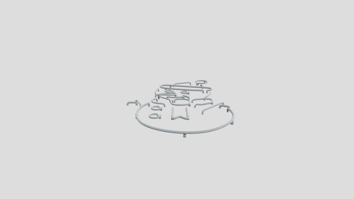 Christmas Neon Sign Snow Man – Free 3D Model STL
