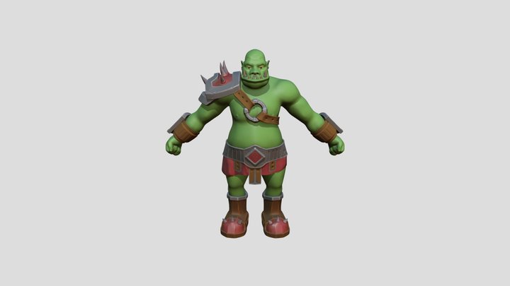 orc_low 3D Model