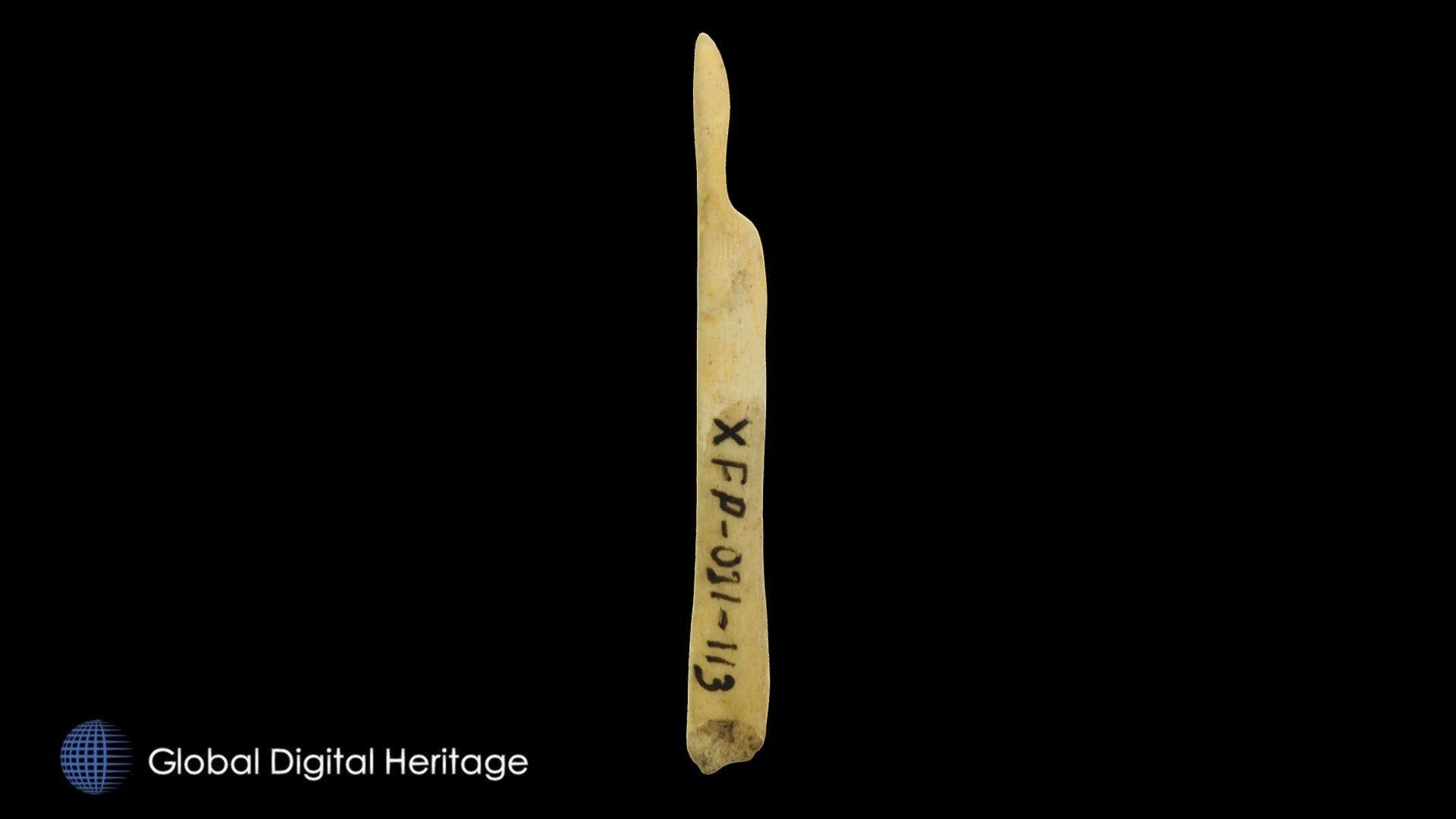 XFP-031 Bird Bone Tool, Sanak Island, Alaska