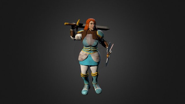 Violet - The Rat Queens 3D Model