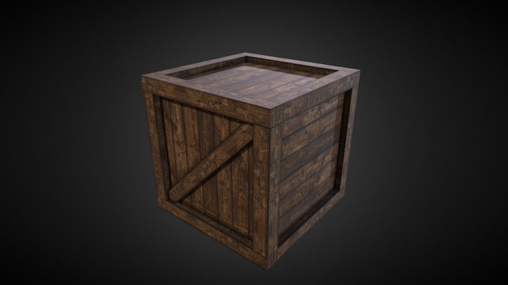 Wooden Crate | Caixa de Madeira 3D Model