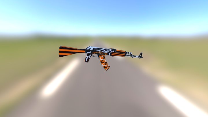 AK-47 | Road to Victory 3D Model