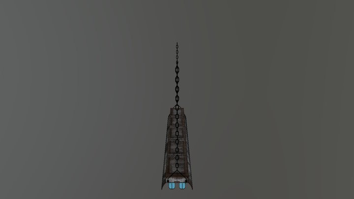 Light Fluorescent 3D Model