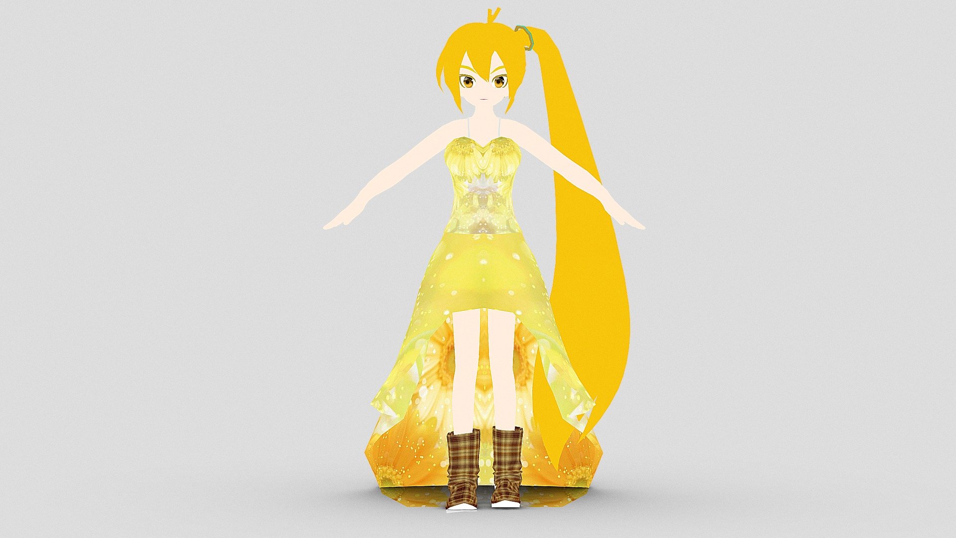 Akita Neru Dress - Download Free 3D model by 雨宮レン [571452d