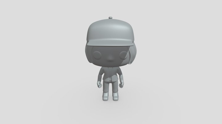 Funko Pop Ko F 3D Model