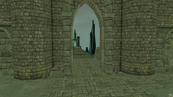 Maleficent's Castle Gates – Modello 3D gratuito STL