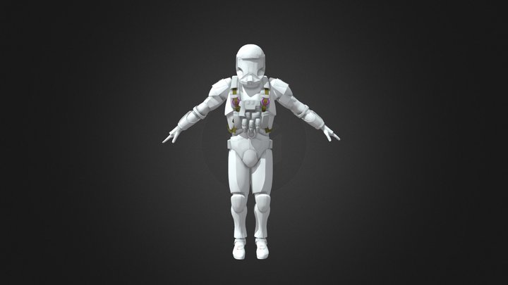 Republic Commando Kitbash 3D Model