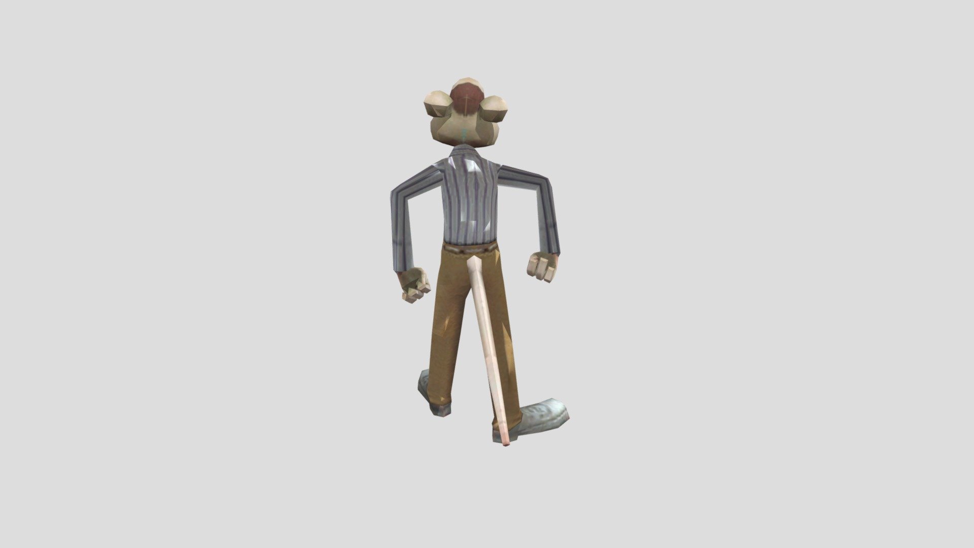 Male Rat (flushed away GameCube) Download Free 3D model by patrick