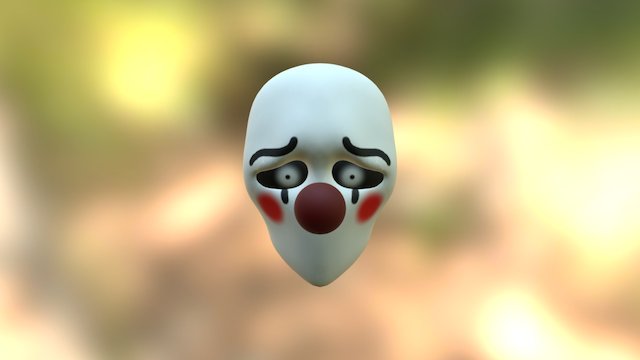 Sad Clown Model 3D Model
