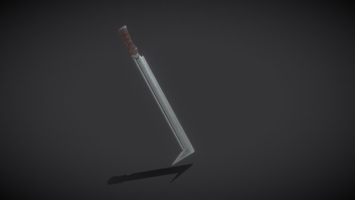 Uruk-Hai sword low poly 3D Model