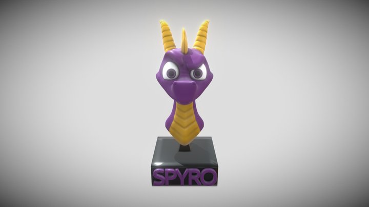 Spyro the Dragon 3D Model