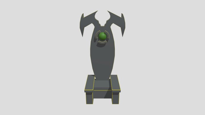 Imposing Throne 3D Model