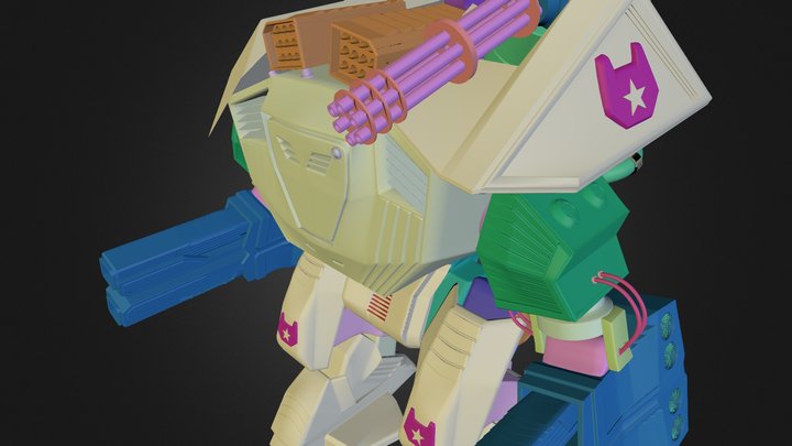 TestRobot 3D Model