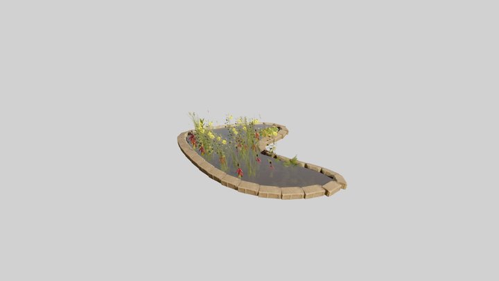 RainGardenAndWater 3D Model