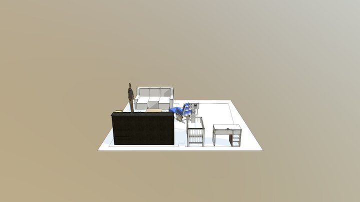 Family Room 0.1 3D Model
