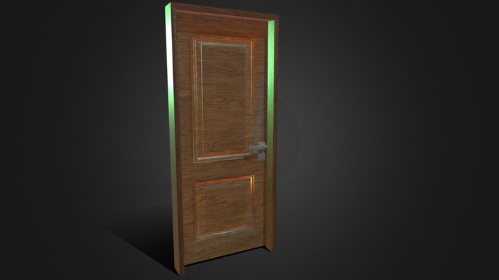 Door bedroom 3D Model