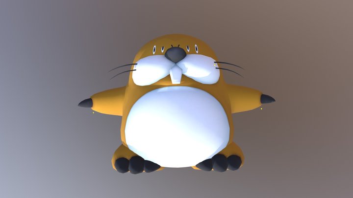 Mario Party 10 Model Monty Mole 3D Model