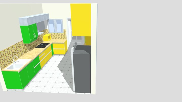 Kitchen B-903 3D Model