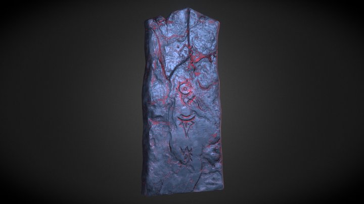 Ancient runic Megalith 3D Model