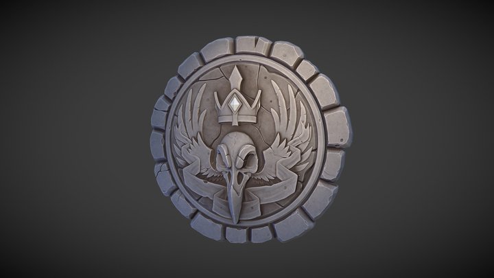 Stylized Emblem 3D Model