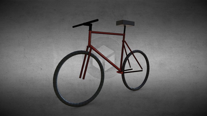 WIP bycicle frame 3D Model