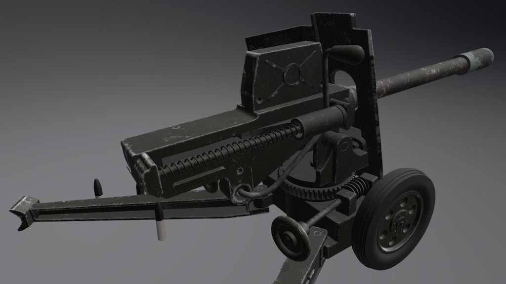 cannon2 - Download Free 3D model by aus792 [571e91a] - Sketchfab