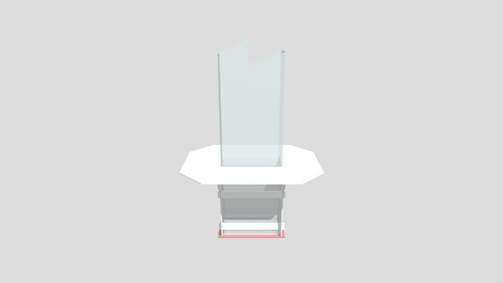 Standtable FabAcademy 2025 Week 07 3D Model