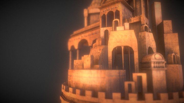 Abandoned castle 3D Model