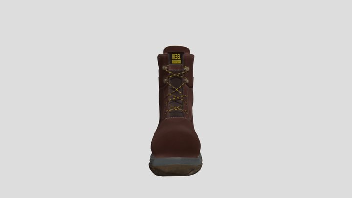 Hiking Boot 3D Model