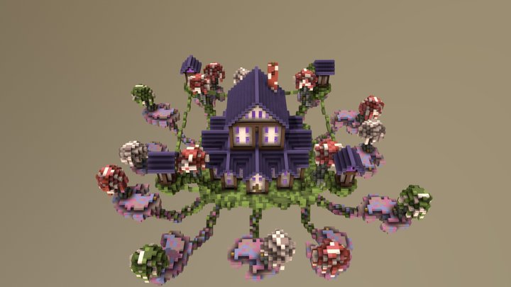 Mushroom Skywars 3D Model