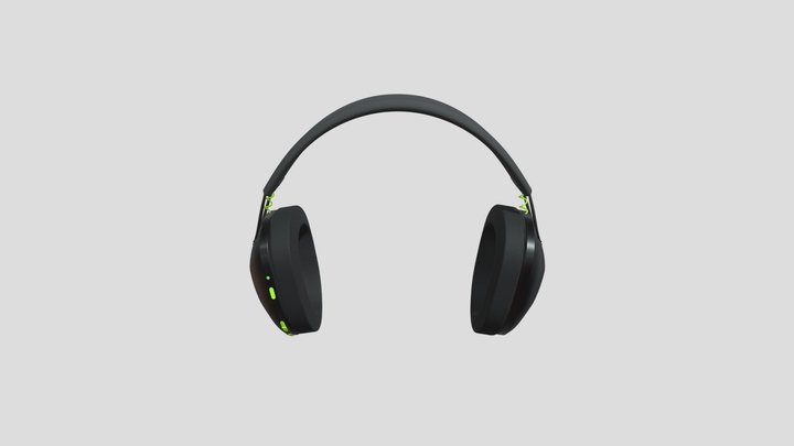 Headphones Logitech G435 3D Model