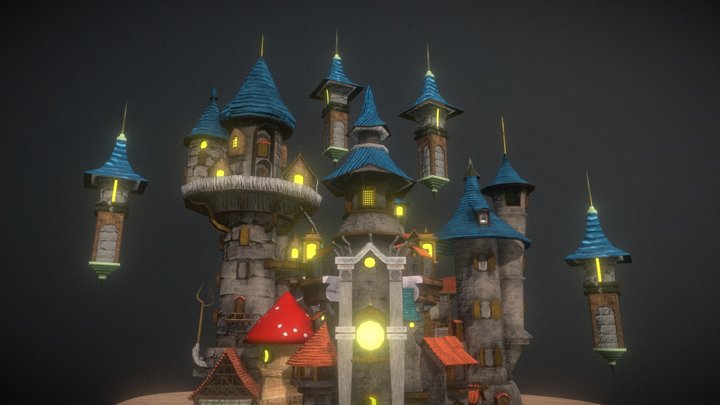 Wizzard Tower 3D Model