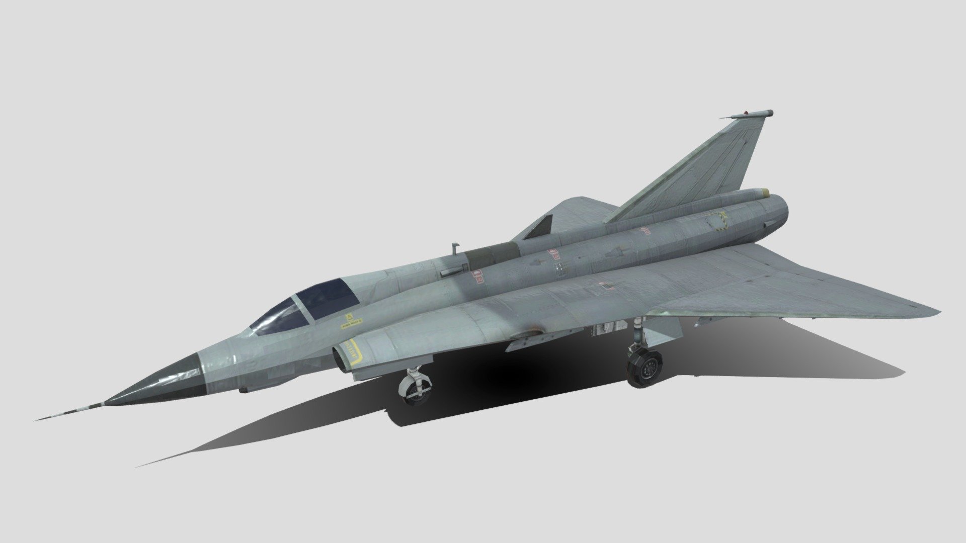 SAAB-35 DRAKEN FIGHTER JET - Download Free 3D model by Muhamad Mirza ...