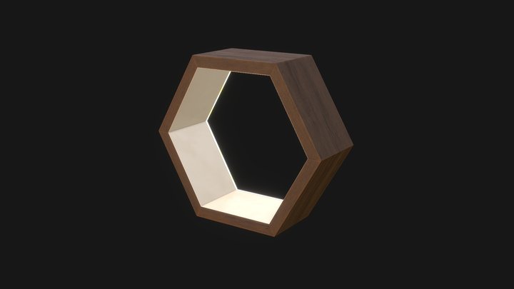 Bookshelf 3D Model